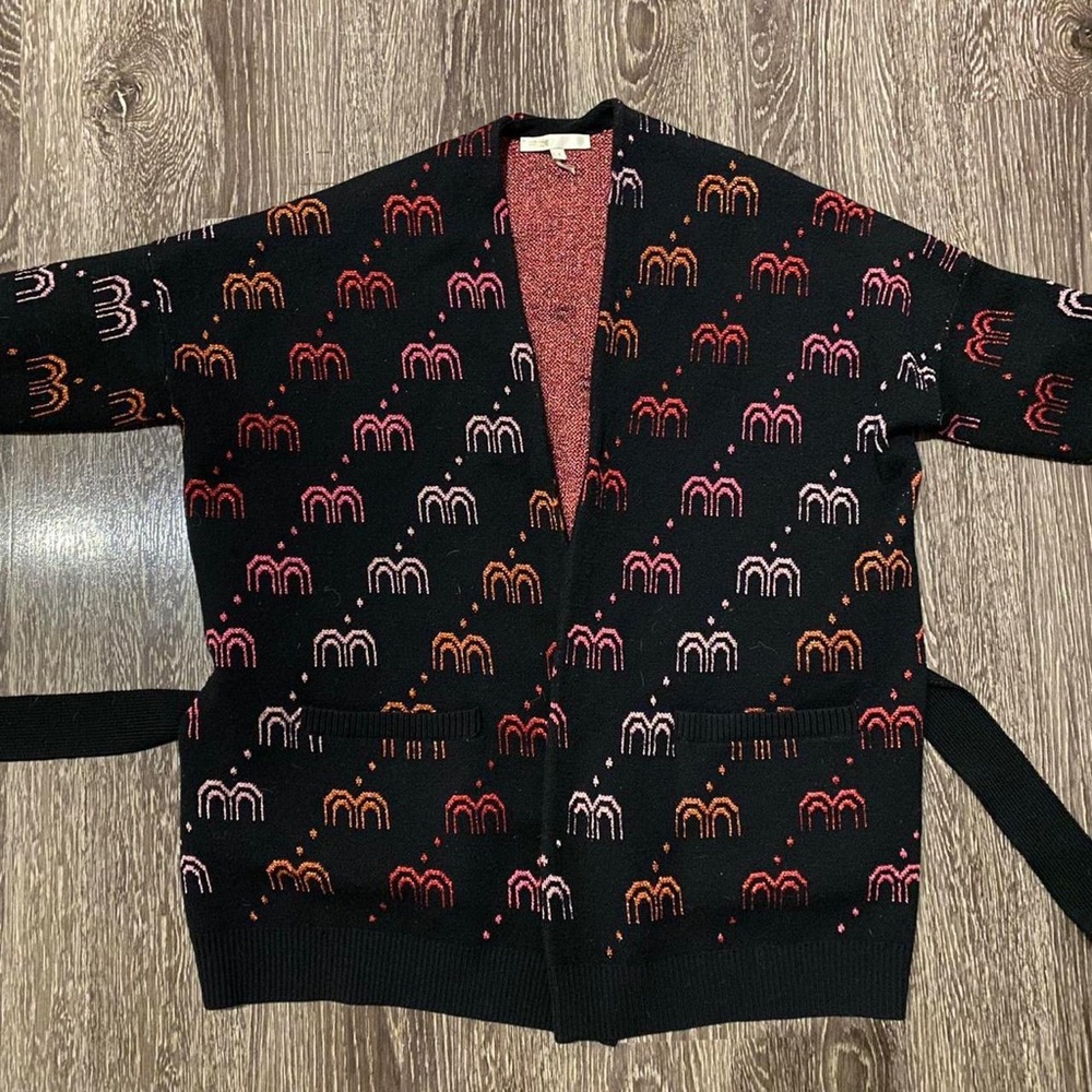 Maje knit wrap cardigan